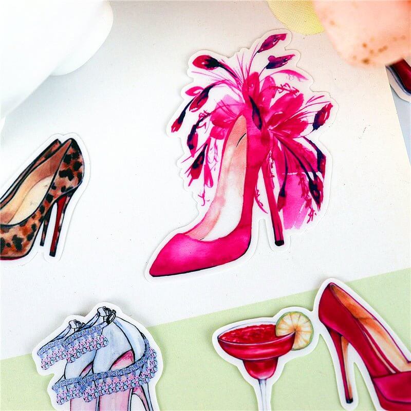 28pcs High Heels Stickers - Luxury DTF