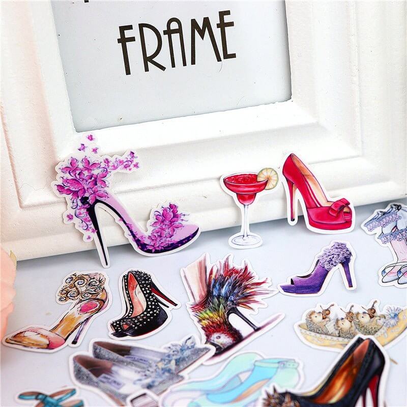 28pcs High Heels Stickers - Luxury DTF
