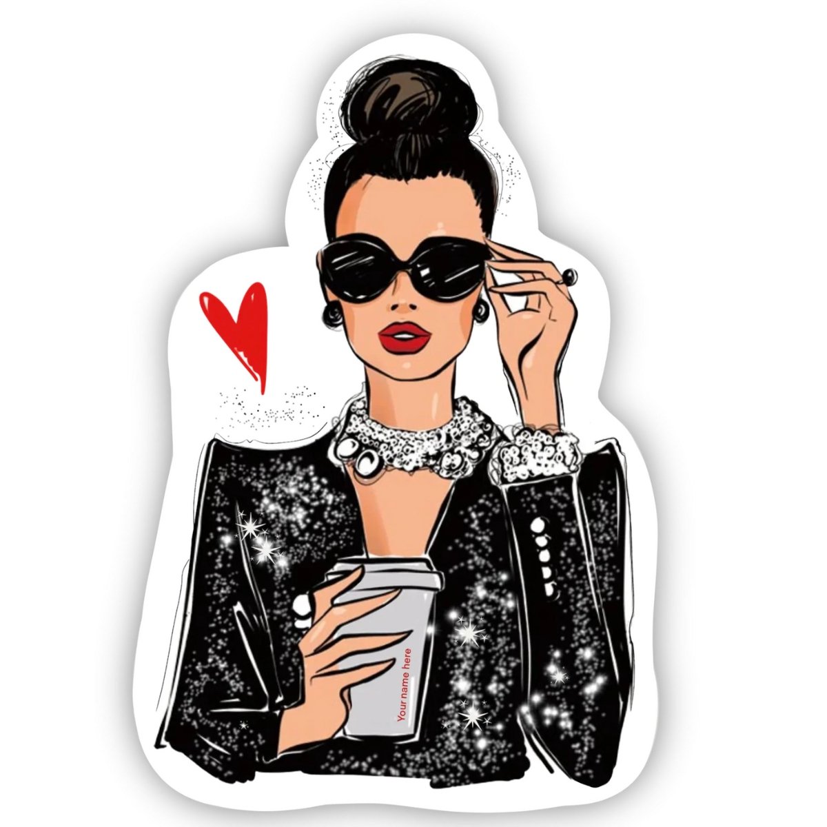 Boss Girl Vinyl Sticker - Luxury DTF