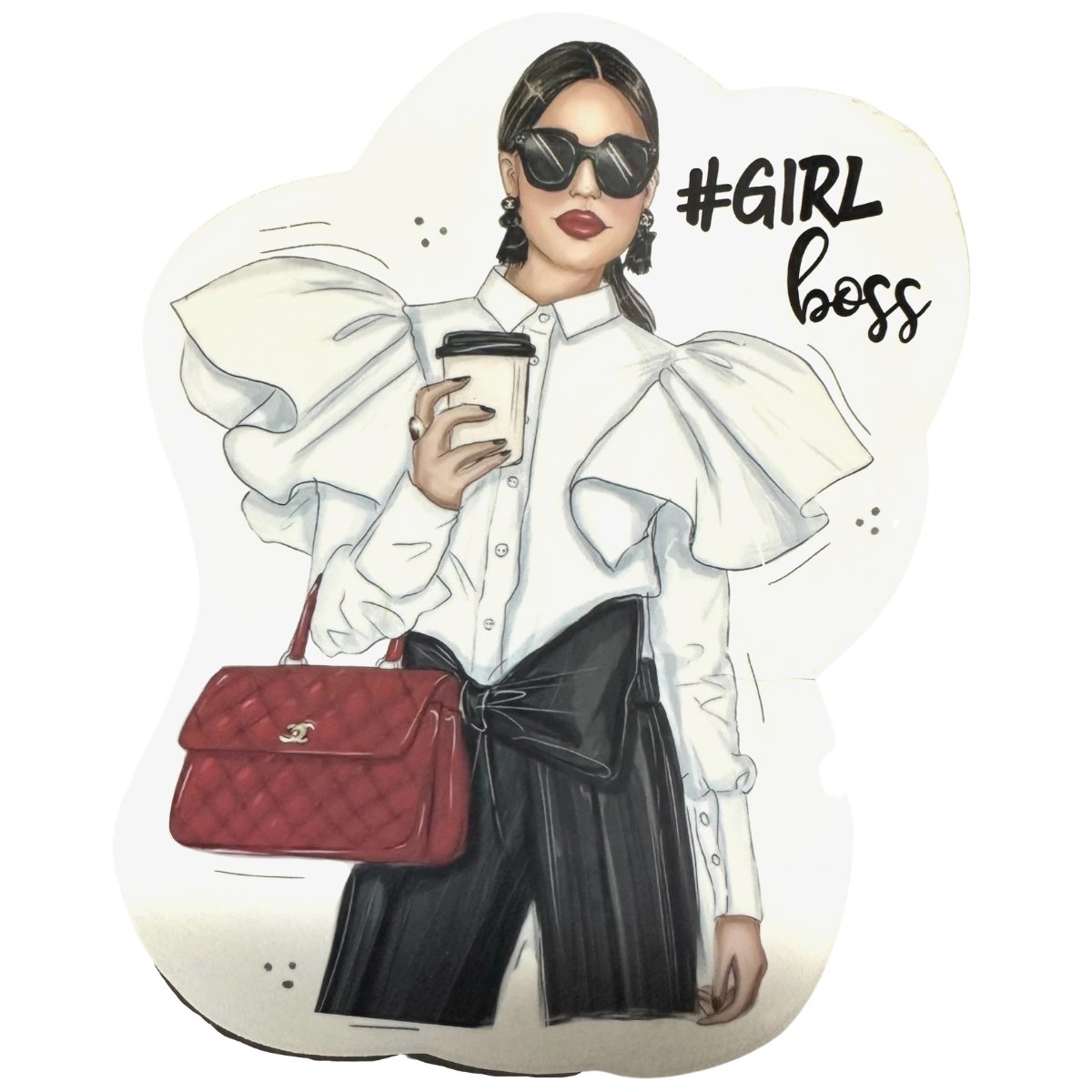 Girl Boss Vinyl Sticker - Luxury DTF