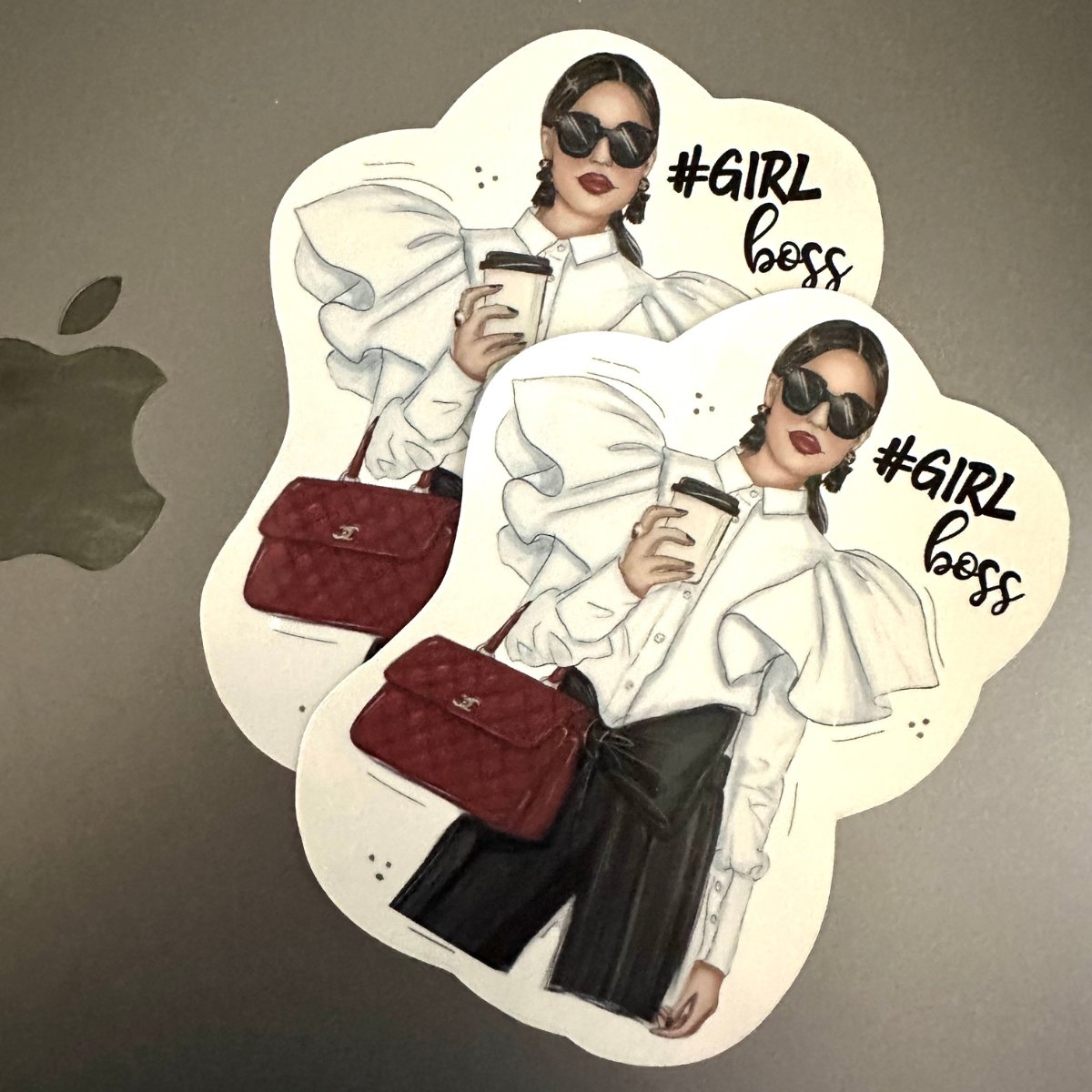 Girl Boss Vinyl Sticker - Luxury DTF
