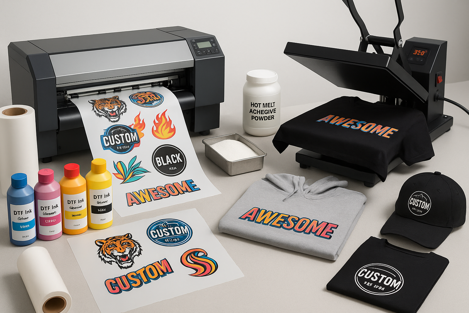 Custom DTF Transfers: A Simple Way to Print Professional Apparel