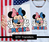 4th of July, Peace Minni America DTF Transfer, ready to press | LuxuryDTF.com