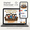 My Favorite People Call Me Daddy - up to 4 Kids - Digital Download