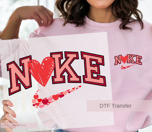 Sports Lovers DTF Transfer ready to press transfers - pink color | luxurydtf.com
