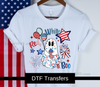 Funny Ghost 4th of July DTF Transfer