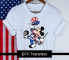 Mickey 4th of July DTF Transfer | Independence day ready to press transfers