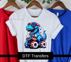 4th of July T-rex DTF Transfer | ready to press 4th of july dtf transfers