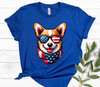 America Corgi Dog DTF Transfer | ready to press 4th of July transfers