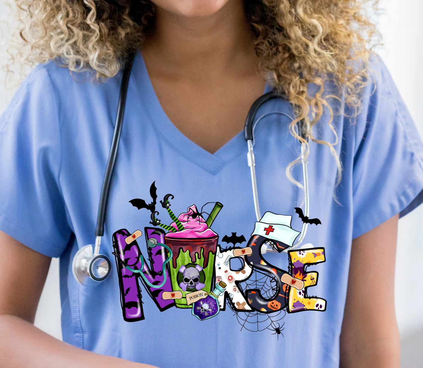 Fun Nurse Halloween DTF Transfers