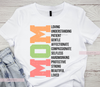 Blessed mama dtf transfer ready to press for tshirts | mothers day dtf transfers | mothers day gifts