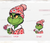 Pink Grinch DTF transfer, with red hearts, drinking his favorite coffee frap.  Funny valentine grinch DTF transfer, Ready to press in seconds | LuxuryDTF.com