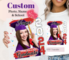 Custom Graduation DTF Transfer - Luxury DTF