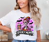 Spooky Mom - Halloween DTF Transfer Ready to Press on a white t-shirt