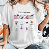 Example of the "Boo Crew" custom DTF design pressed onto a white t-shirt, showing high-quality, cold-peel heat transfer application.