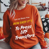 Step-by-step how to apply DTF Transfers | LuxuryDTF.com