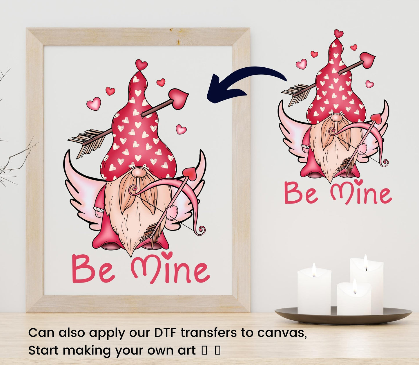 Valentine Gnome Be Mine