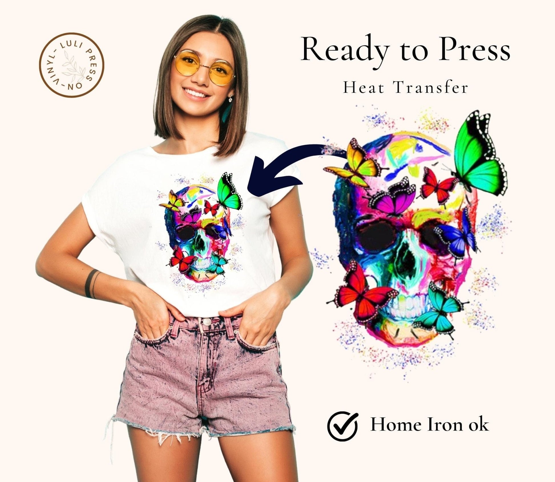Colorful Skull 1 - Luxury DTF