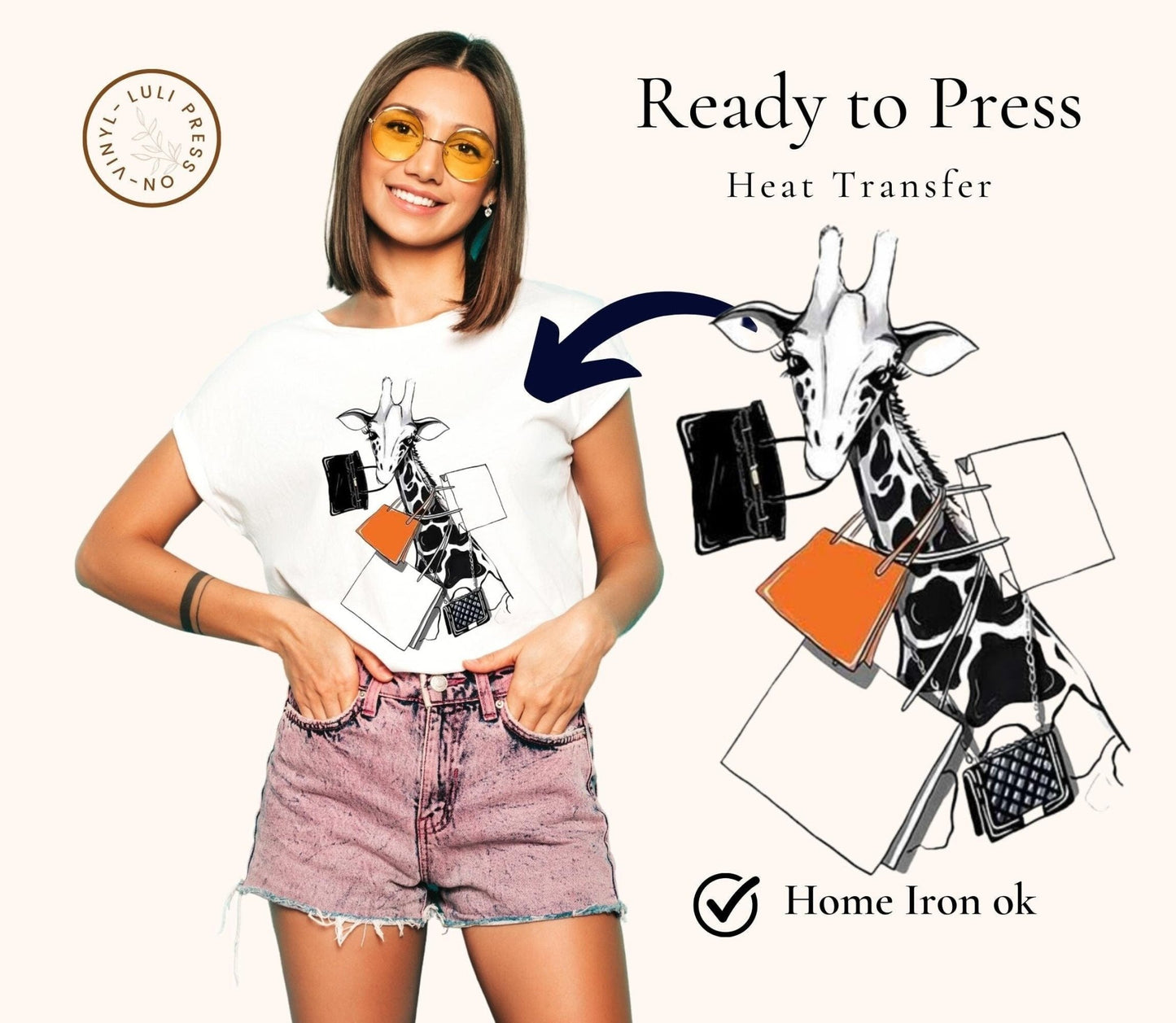 Fashion Giraffe - Luxury DTF