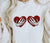 Skeleton Love Heart Fashion DTF transfer