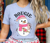 Boujee Snowman DTF Transfer ready to press on dark or light fabrics | Luxurydtf.com